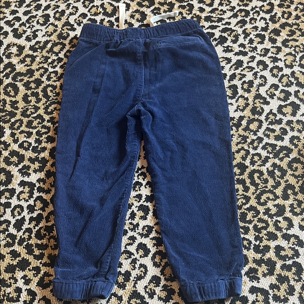 Hanna Andersson Navy Corduroy Joggers, size 4 - Picture 3 of 3